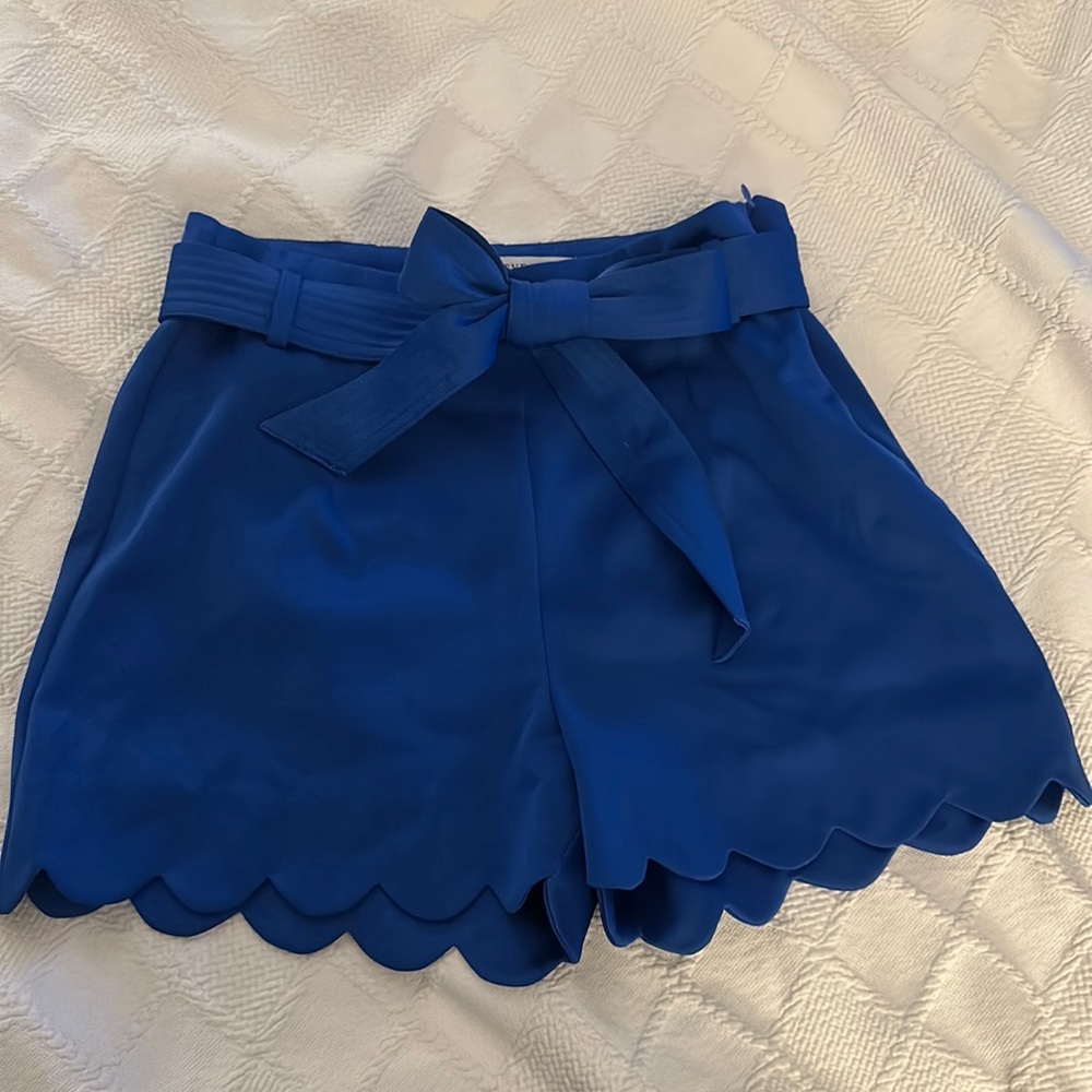 Blue Scallop Shorts